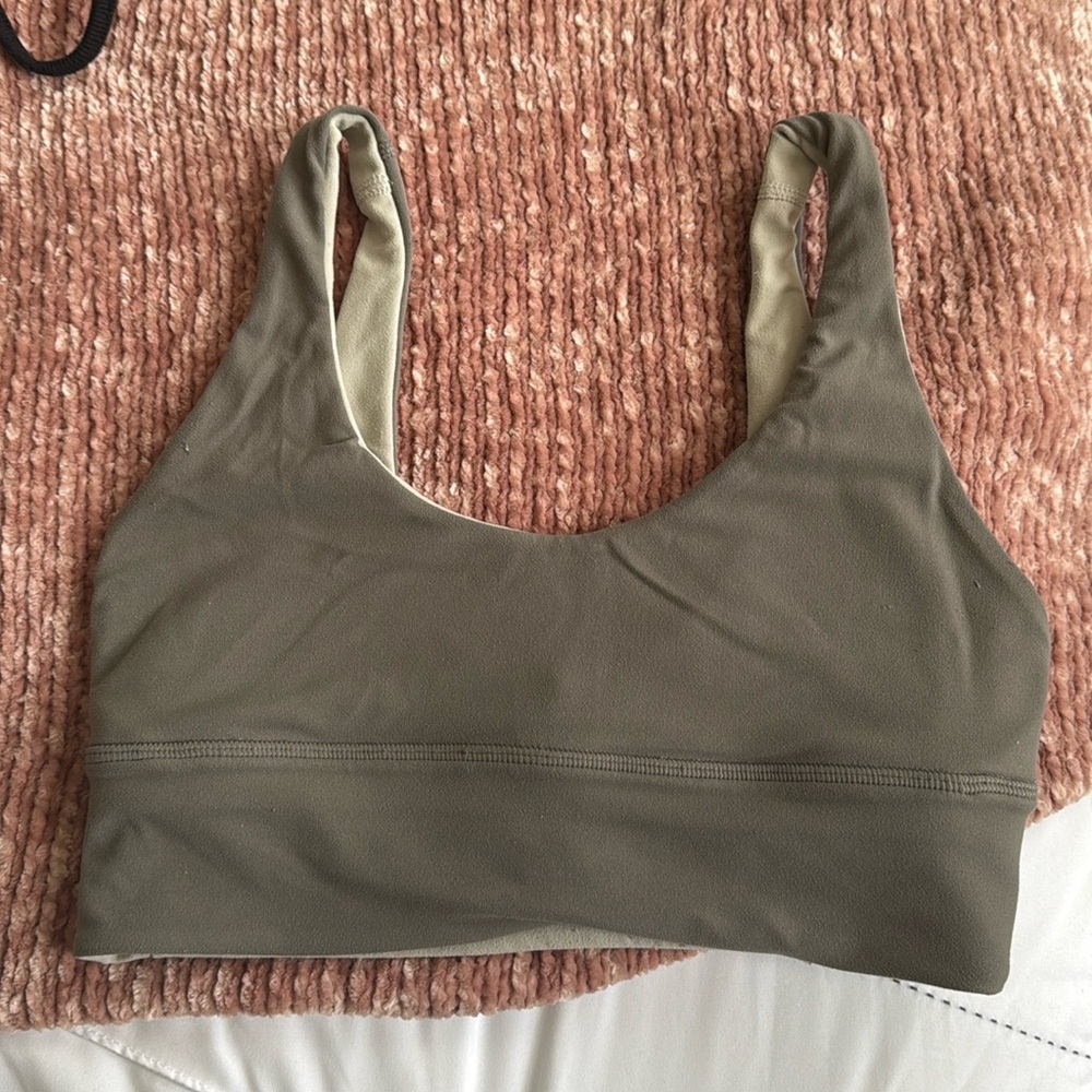 lululemon Align Reversible Bra Rover & Raw Linen Size 6